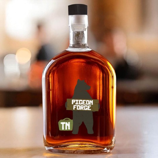 Pigeon Forge Tennessee Great Smoky Mountains Bear Whiskey Bottles