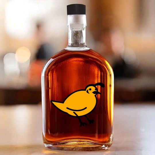 a quail bird Whiskey Bottles