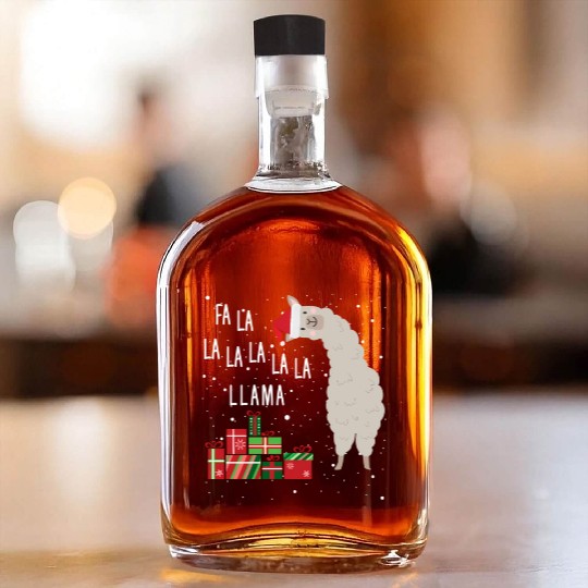 Fa La La Llama Whiskey Bottles