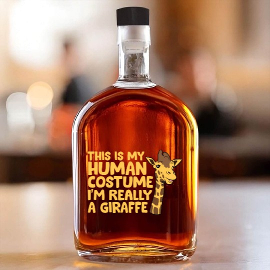 Giraffe Giraffe I'M Really A Giraffe Whiskey Bottles