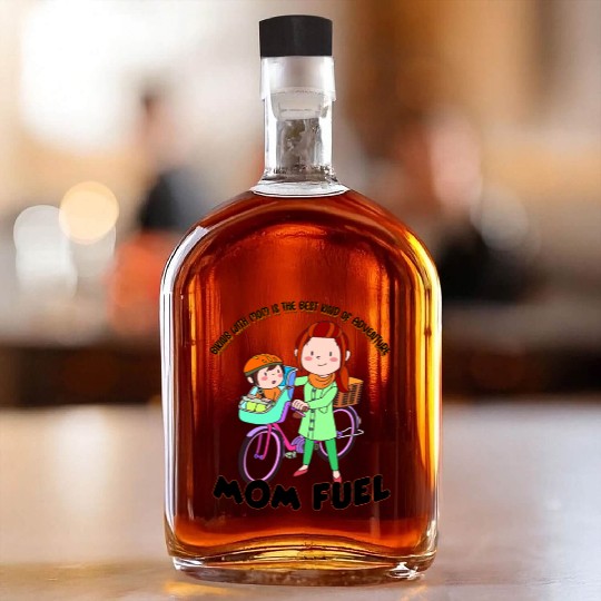 mothers Day -Daily Outing with mom Whiskey Bottles