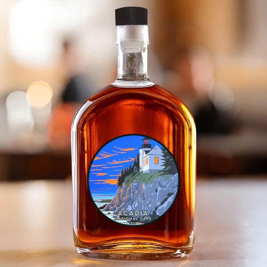 Acadia National Park Whiskey Bottles
