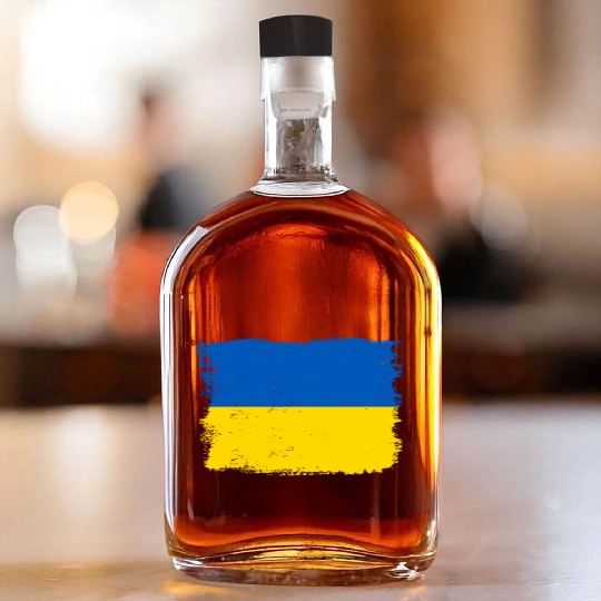 Ukraine Flag Ukrainian Flag Ukraine Whiskey Bottles