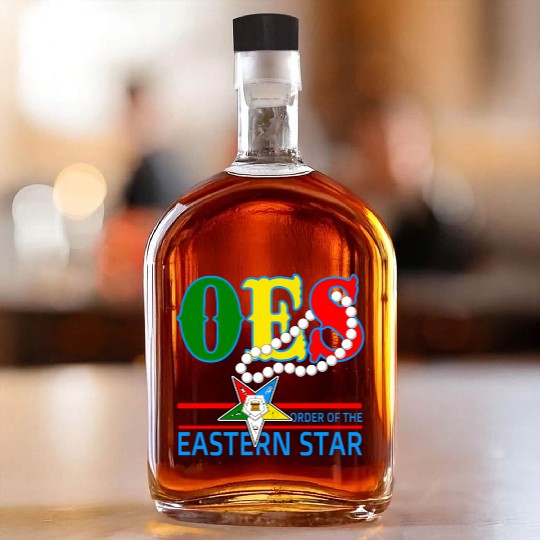 Oes Star Necklace Order Of The Eastern Star Whiskey Bottles