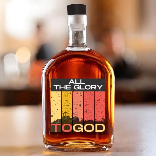 All The Glory to God Whiskey Bottles
