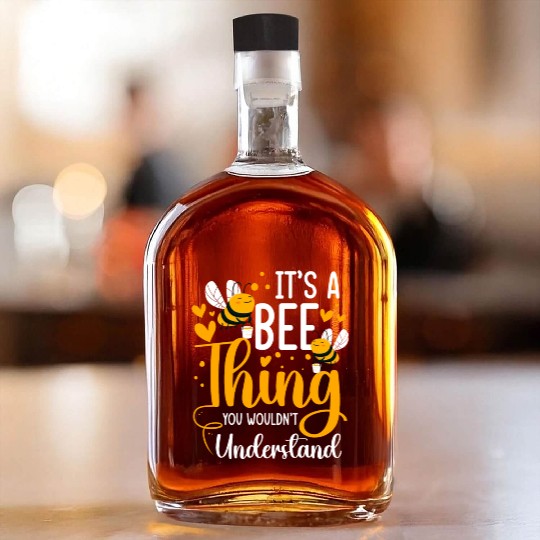 Bee Bumblebee Apiary Wasp Whiskey Bottles