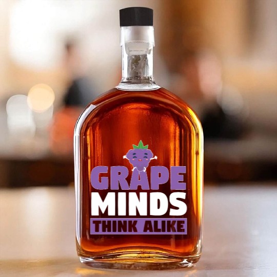 Grape Minds Think Alike Whiskey Bottles