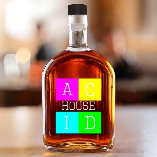 Acid house logo Whiskey Bottles