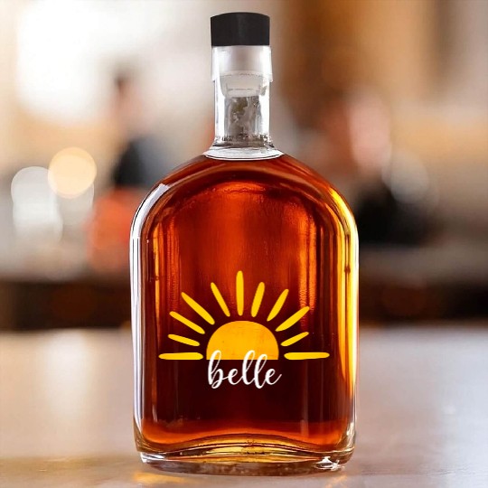 Belle Of The First Trip Around The Sun Whiskey Bottles