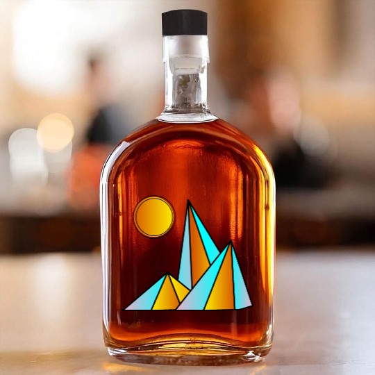 gold and black decoration ideas Whiskey Bottles