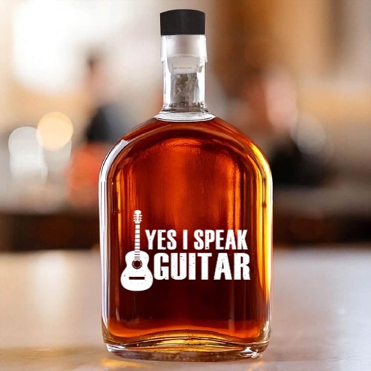 Guitar Player Funny Yes Ipeak Guitar Whiskey Bottles