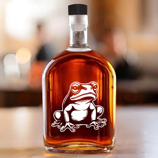 Frog Amphibian Toad Whiskey Bottles