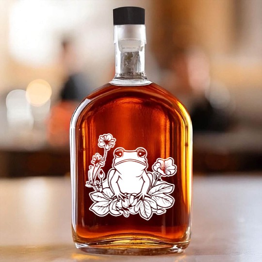 Frog Amphibian Toad Whiskey Bottles