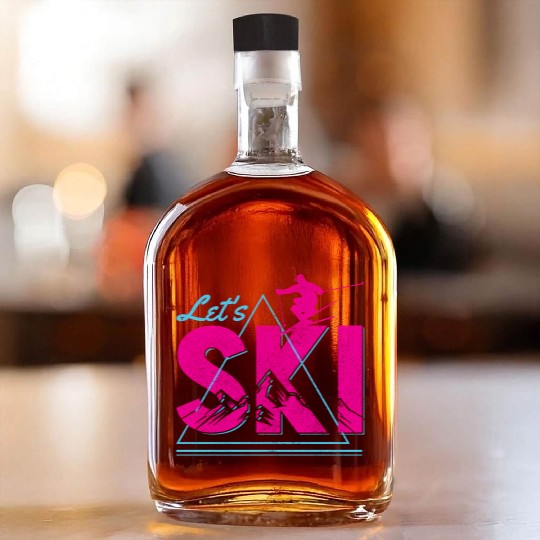 Ski Winter Sports Skiing Skier Whiskey Bottles