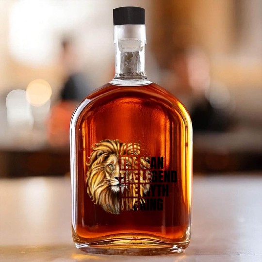The Man the Legend Lion Whiskey Bottles