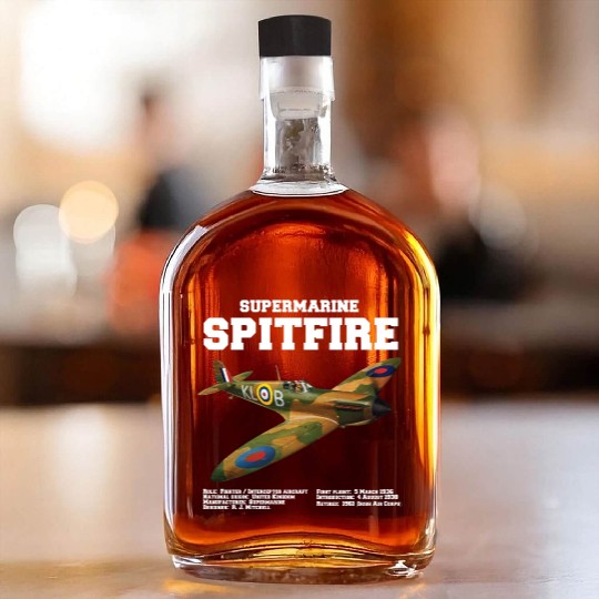 Supermarine Spitfire | WW2 Plane Whiskey Bottles