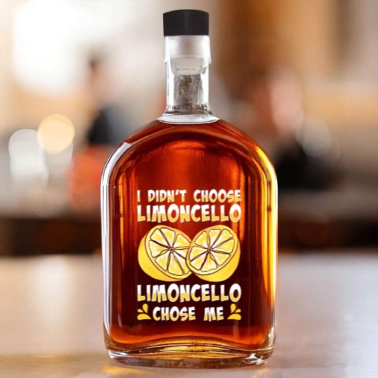 Italian Limoncello Lover Lemon Liquor Drinker Whiskey Bottles