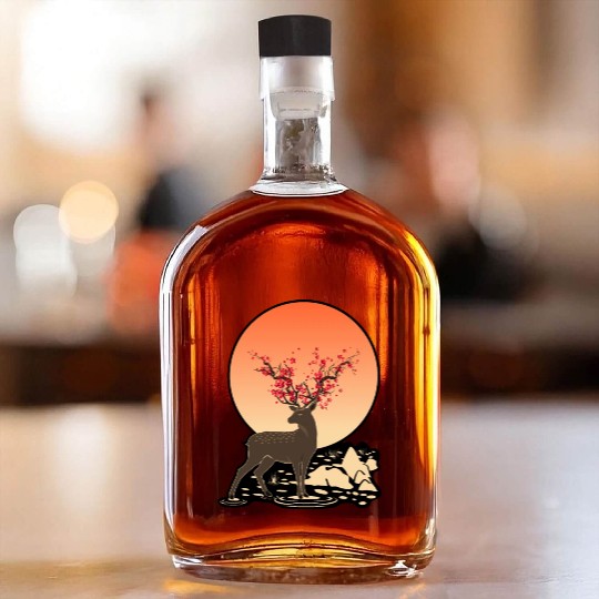 THE SACRED DEER | NATURE HOLY SPIRIT Whiskey Bottles