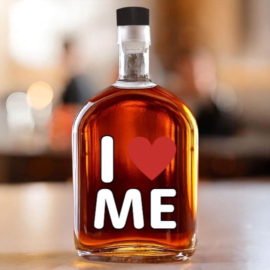 I love me green Whiskey Bottles