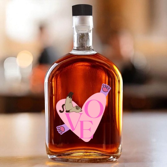 Love Cat nostalgia Whiskey Bottles
