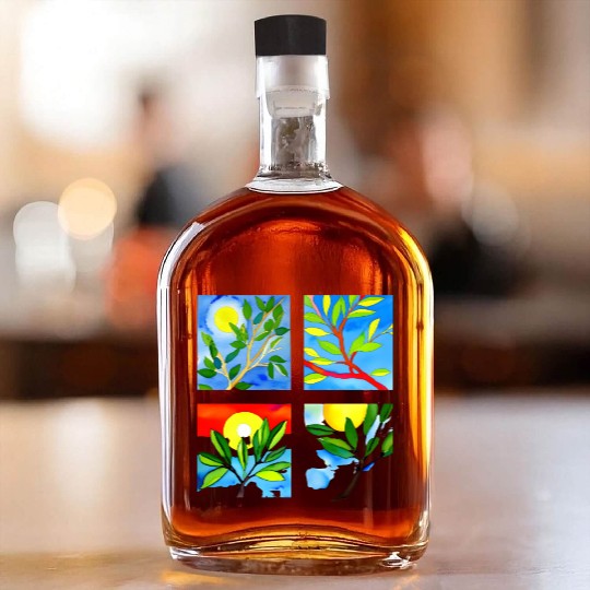 Laughing Olive Branch - Sustainable Harmony Whiskey Bottles
