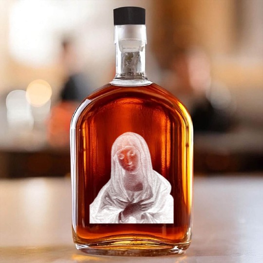 Our Lady Of Guadalupe Virgin Mary Whiskey Bottles