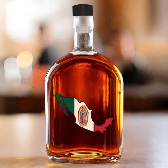 Our Lady Of Guadalupe Virgin Mary Whiskey Bottles