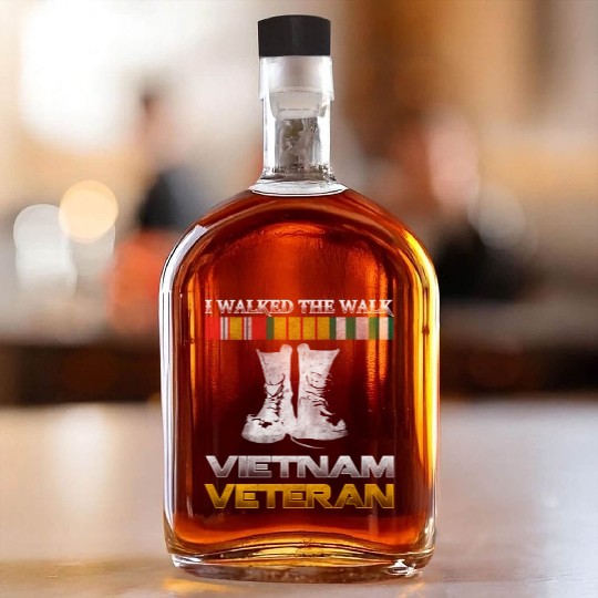 Vietnam Veteran Us Veterans Day For Whiskey Bottles