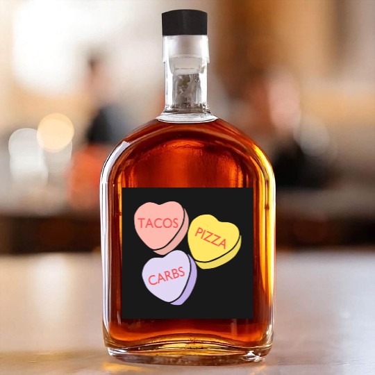 FRONTARTFunny Conversation Hearts Candy Whiskey Bottles