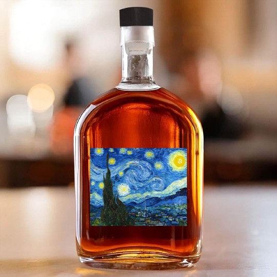 The Bitcoiny Night Whiskey Bottles
