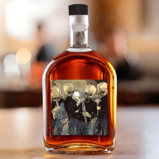 Cantina Band Mos Eisley Whiskey Bottles