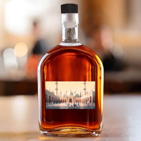 sammy Islamic pilgrimage People walking around the Whiskey Bottles