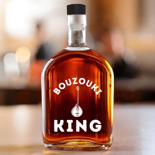 Irish Bouzouki Instrument Greek Whiskey Bottles