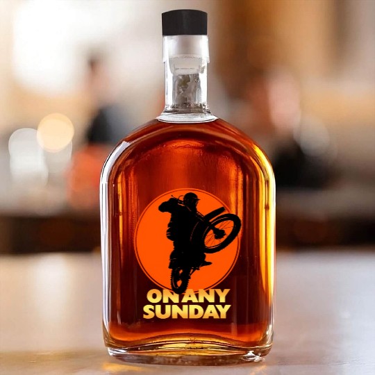 On Any Sunday Whiskey Bottles