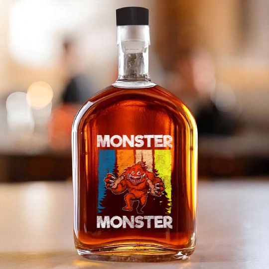 Monster Fright Character Monster Hunter Whiskey Bottles