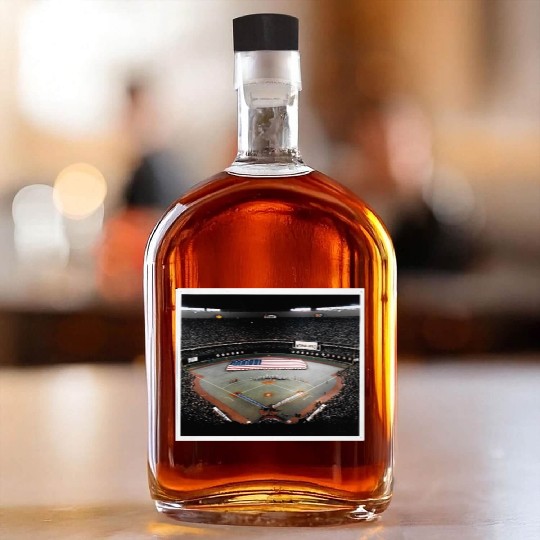 Phillies Royals World Series Whiskey Bottles