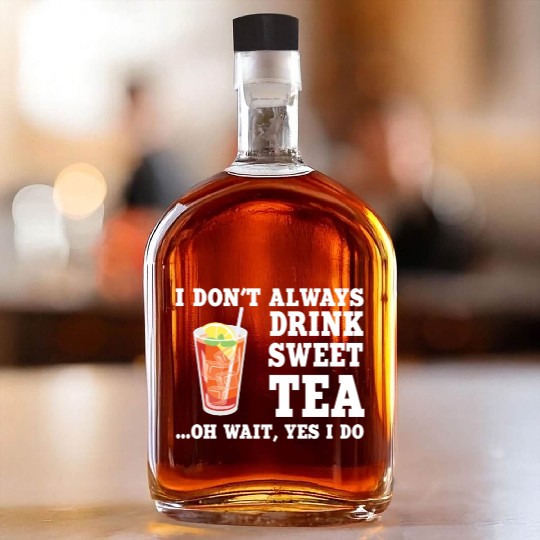 Funny Sweet Tea Humor Costume Whiskey Bottles