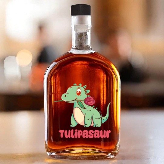 Tulip Gardening Trex Whiskey Bottles
