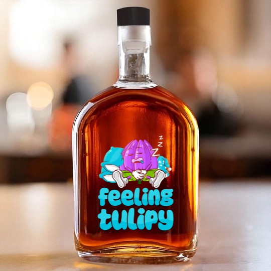 Tulip Gardening Cute Whiskey Bottles