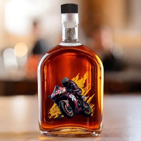 Street Art Racer: Graffiti-Charged MotoGP Thrills Whiskey Bottles