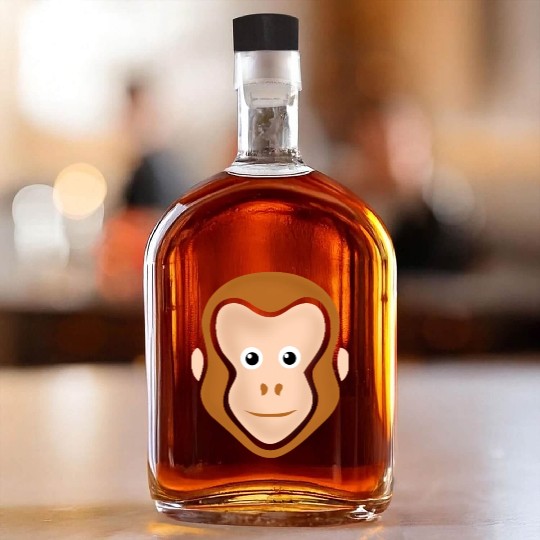 Monkey Face Adorable Whiskey Bottles