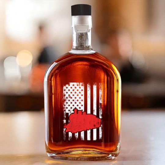 US Patriotic Railroader Whiskey Bottles