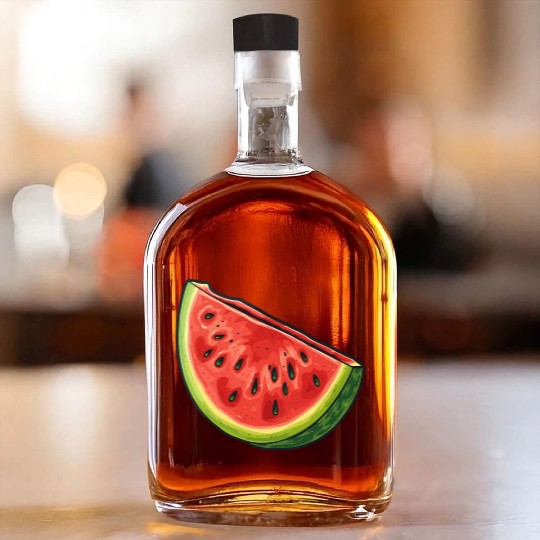 Watermelon Slice - Sweet Summer Vibes Whiskey Bottles