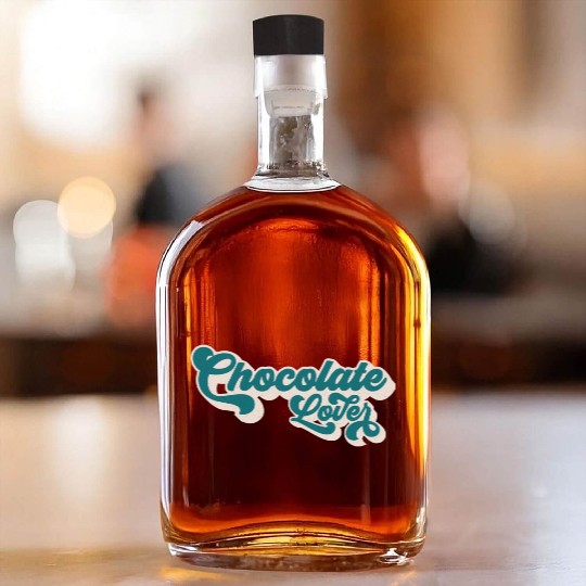 Chocolate Lover Retro Vintage Whiskey Bottles