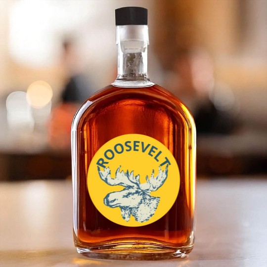 Teddy Roosevelt Bull Moose Py Whiskey Bottles
