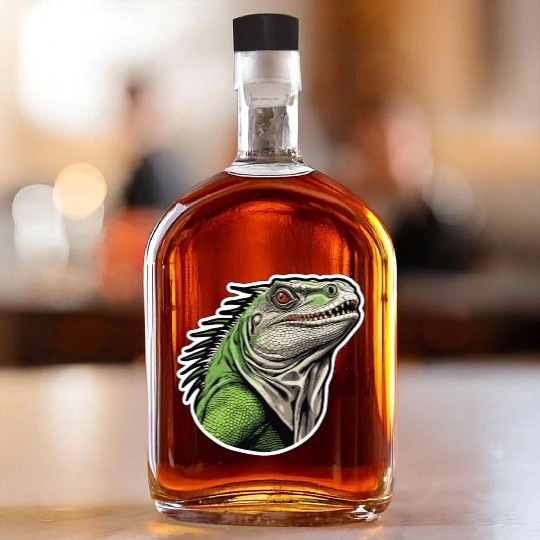 Iguana - Enchanted Wilderness Whiskey Bottles