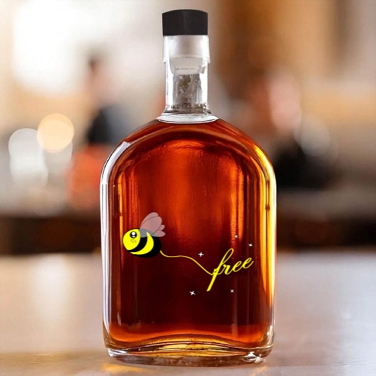 bee free Whiskey Bottles