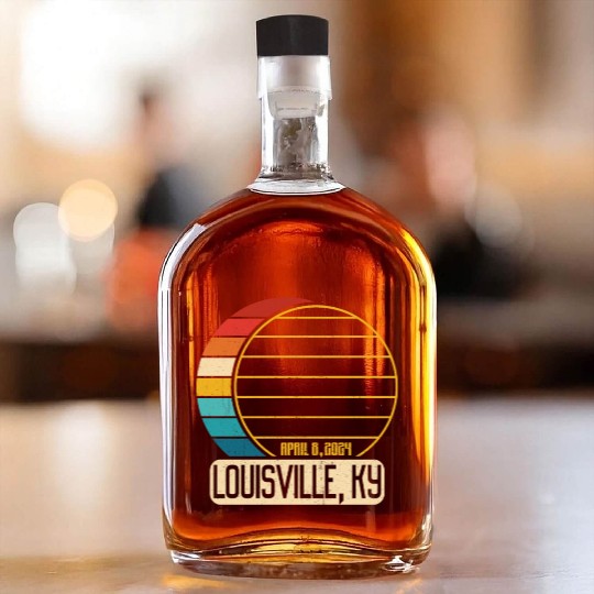 Total Solar Eclipse Kentucky Louisville EclipseLou Whiskey Bottles