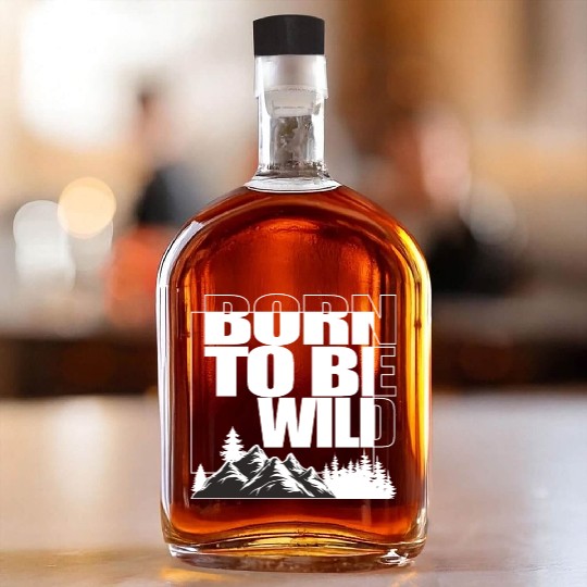 BORN TO BE WILD Whiskey Bottles