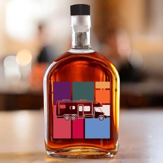 Vintage Camper – Retro Road Trip Whiskey Bottles
